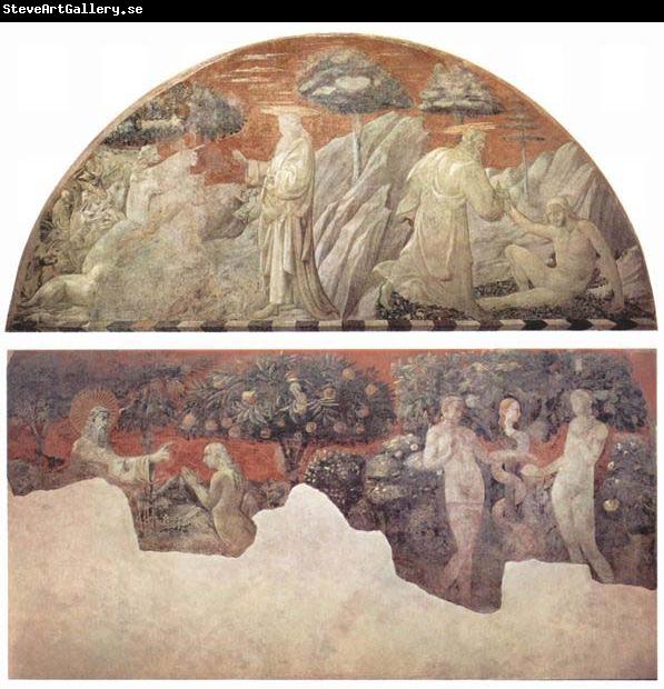 paolo uccello Creation of the Animals and Creation of Adam